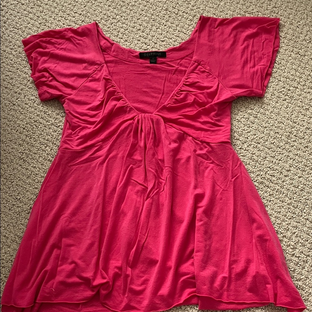 Aritzia Hot Pink Women's Blouse